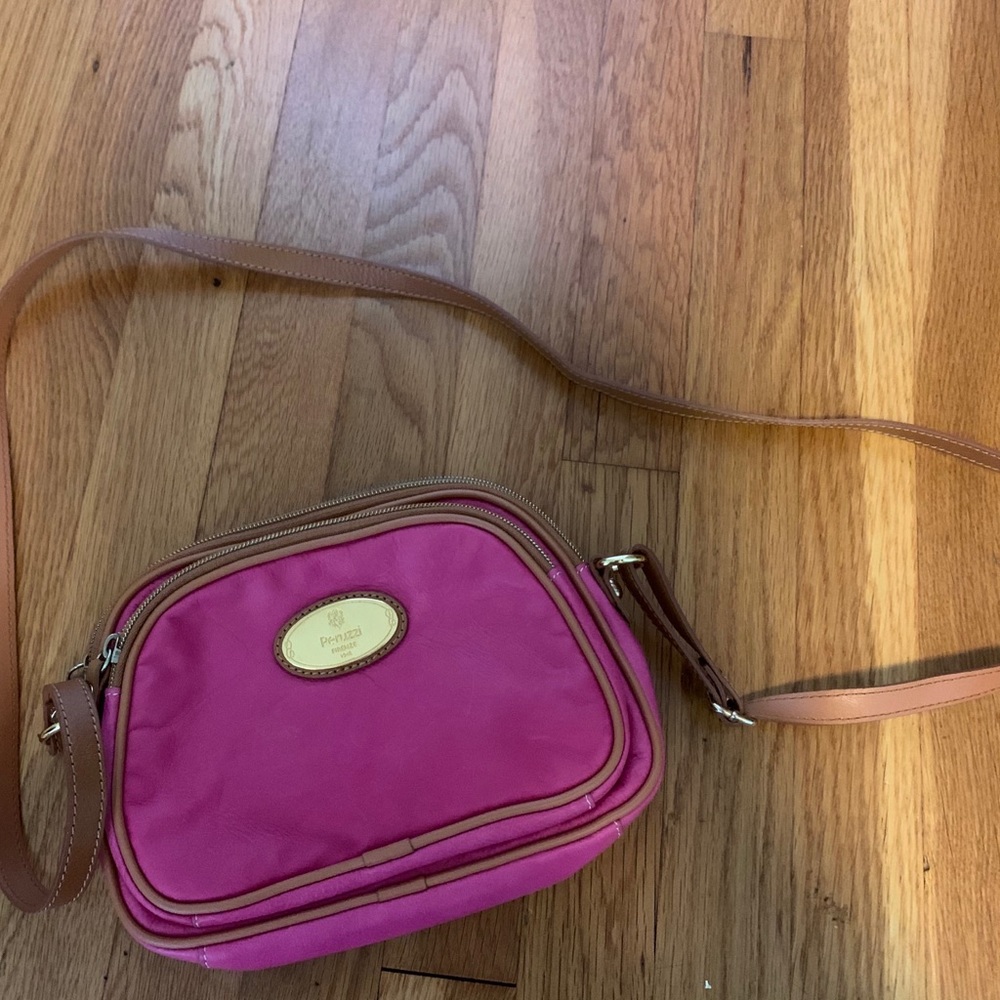 Italian leather cross body